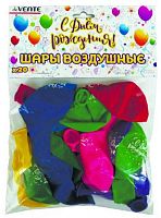 Шары возд. 10" deVENTE "С Днем Рождения" 9061705 25см цв. асс. (20шт.)