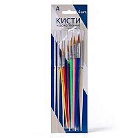 Набор кистей  6шт. ALINGAR (коза № 1,3,5,7,9,11) AL252A