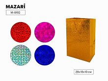 Пакет подар. MAZARI "Голография" M-8192 бум.,28*18*10см
