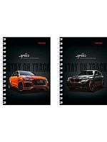 Записная книжка А6  80л. Проф-Пресс спираль "Шикарные автомобили-3" 80-7223 цв.мел.обл.