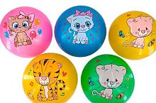 Мяч надувной 15см Рыжий кот "Котята" SC5274 асс.