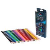 Карандаши пластик. 24цв. ХАТ "Tronix" 093407 трёхгр.,к/к,е/подвес