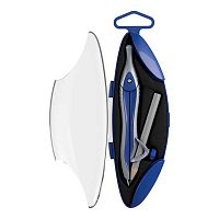 Циркуль EK "Classic" 61374 металл.,125мм,с карандашом,синий пенал