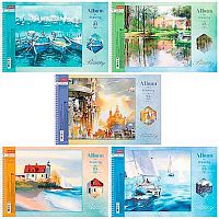 Альбом для рис.24л. ХАТ спираль "Красота вокруг нас" перфорация на отрыв