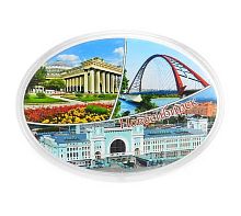 Магнит акрил. "НСК коллаж 1" 1-903-44 овальный