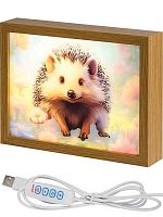Светильник светодиодный Миленд Картина "Милые звери" СН-1943 2смен.картин.,16.5*21*4.5см