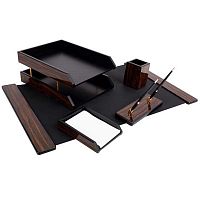 Набор настольный дерев. MDF "Good Sunrise" (6 предм.) 6FE-1A (2000676) чёрный