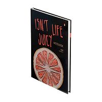 Бизнес-блокнот А4 160л. АЛЬТ тв.обл. "Juicy life. Грейпфрут" 3-160-490/13 глянц.лам.,клетка
