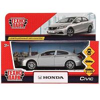 Игрушка инерц. Технопарк "Машина Honda Civic серебристый" металл.,12см CIVIC-SL