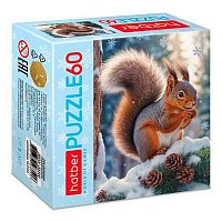 Пазлы   60 ХАТ А5 "Пушистый хвостик" 35317