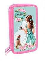 Пенал 3отд. 190*110 ОНИКС ПКТ-12-20 "Девочка с щенком" (87893) п/э