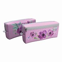 Пенал-косметичка EK 210*100*50 "Pastel Bloom (Lilac)" 61947 2отд.,фиолетовый