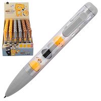 Ручка детск. гелевая КОКОС KUKI "Cats diary" 252014 синяя,0,7мм,игольч.,асс.