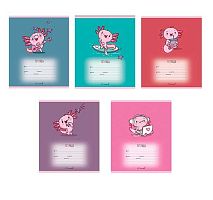 Тетрадь 12л. (линейка) ПЗБФ "Аксолотль" 011436 выб.уф,брайль,асс.