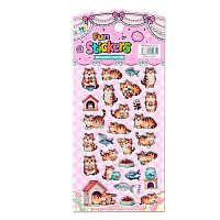 Наклейка декор. 10*22 "Котики" LTU6-01 P-22072-2 Кн737