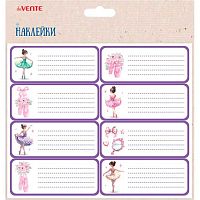 Наклейки д/тетрадей deVENTE "Ballet Academy" 8066520 (8шт) 40*96мм