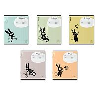 Тетрадь 24л. (линейка) EK "Funny Bunny" 64855 асс.