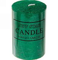 Свеча "New Star" ZD-072 114-141 изумрудный,5*7,5см