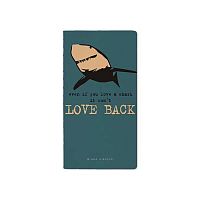 Тетрадь 30л. (клетка) А6 BV "Love back" 7-30-001/13 мел.карт.,мат.лам.софт-тач,беж.бум.