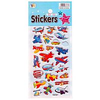 Наклейка декор. 10*22 "Самолеты" YXH-083 P-22072-4 Кн784