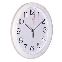 Часы настенные "Классика. Рубин" 6026 W круг,белый,d=29см