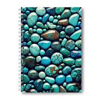 Тетрадь 80л. (клетка) А4 SVETOCH спираль "Камень счастья" Т219 (01573) тв.обл.,глянц.лам.