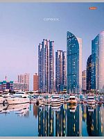 Тетрадь 80л. (клетка) А4 Проф-Пресс Remix "Город у воды" 80-2329 цв.мелов.обл.,офс.№2