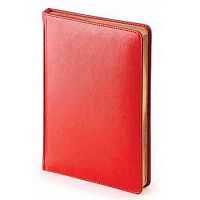 Ежедневник н/д А5+ 136л. BV кож.зам. "Sydney Nebraska" 3-128/08 красный,золотой срез