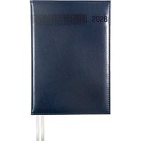 Ежедневник 2026г. А5 168л. deVENTE кож.зам. "Matrix" 2232655 синий,бел.бум.,поролон