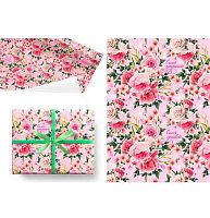 Бумага упак. 100*70см Микрос "Самой красивой" Ч44682 (1лист в рулоне) глянц.,80гр/м2