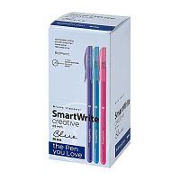 Ручка шар. BV SmartWrite "Creative" 20-0328/05 синяя,0,5мм,асс.