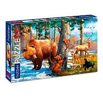 Пазлы  500 ХАТ А2 Premium "Лесные друзья" 18586