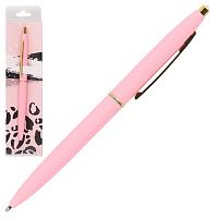 Ручка подар. авт. шар. Fiorenzo 232066 синяя,розовый корп.,пластик.уп.