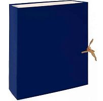 Папка архивная А4  9см Lamark синяя AB0109-BL б/в,складная