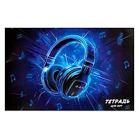 Тетрадь для нот 12л. А4 ФЕНИКС "Лазерные наушники" 70013 мел.бум.