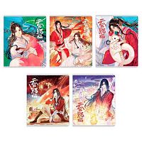 Тетрадь 48л. (клетка) КанцБиз "Благословение небожителей" HB7/5 твин уф-лак