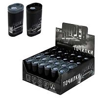 Точилка с контейнером 1отв. ФЕНИКС "Форсаж" 72688 полистирол,асс.,2,8*1,9*4,9см