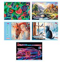 Альбом для рис.48л. ХАТ "Ассорти-Выпуск №4" на скобе,асс.