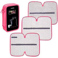 Пенал 3отд. 205*108 deVENTE 7010622 конгр.тисн.,на молн.