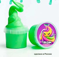 Лизун Слайм "Стекло" Butter зелёный  65гр 00-00001213