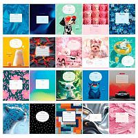 Тетрадь 18л. (клетка) BG "Super Mix-20" 06123 эконом,асс.