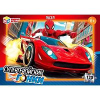 Пазлы  120 Умные игры "Супергеройские гонки" 4630395034135