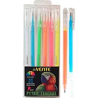 Набор гел. ручек  6цв. deVENTE "Kilometrico" 5051016 пастел.цв.,0,7мм,д/рис.на чёрн.бум.,длина 1200м