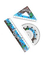 Набор геом. CENTRUM (3предм.) "My game" 76877 (линейка,треугольник,транспортир)