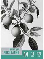 Папка для рисования А4 10л. Проф-Пресс "Чёрно-белые мотивы-3" 10-2253