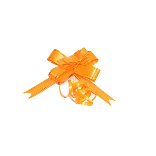 Бант-бабочка 1,8см Оранжевый золотая канва Р0939-43