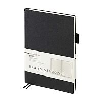 Ежедневник н/д А5 128л. BV кож.зам. "Grand" 3-774/01 чёрный,гибк.обл.,лин.,беж.бум.