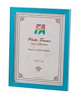 Фоторамка пластик 10*15см Акварель лазурный,ширина багета-14мм