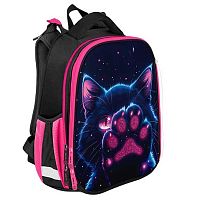 Ранец КОКОС ERGO First "Cosmo cat" 250019 жёстк.,эргоном.спинка,37*29*17см,брелок
