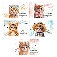 Альбом для рис.20л. ХАТ "Лапки-царапки" ЕСО,на скобе,асс.